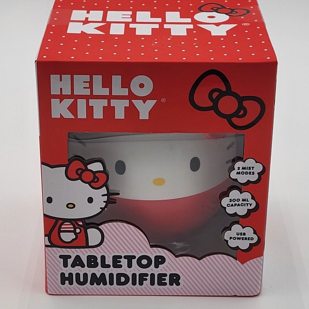 Hello Kitty Tabletop Humidifier 2 Mist Modes USB Powered 300ml‎ Capacity